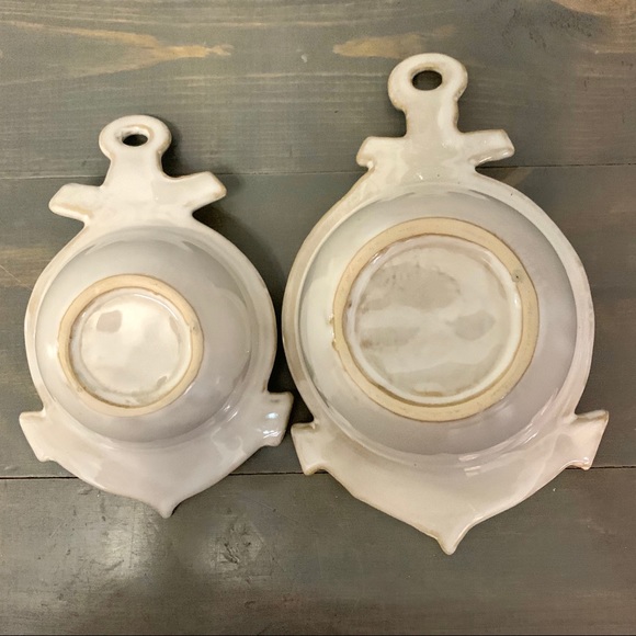Nautical Anchor Decorative Ceramic Bowls 2 Sizes - Picture 9 of 9